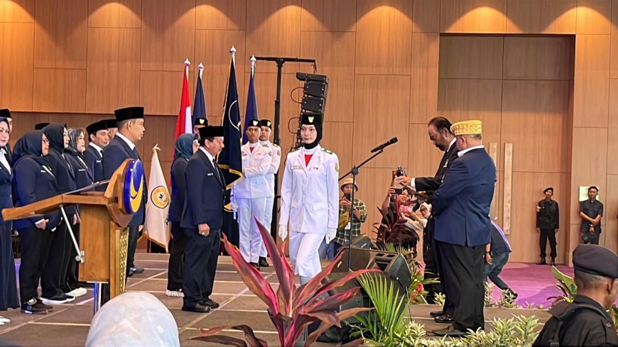 Surya Paloh Lantik Herman HN Pimpin NasDem Lampung, Targetkan Tiga Besar Pemilu 2029