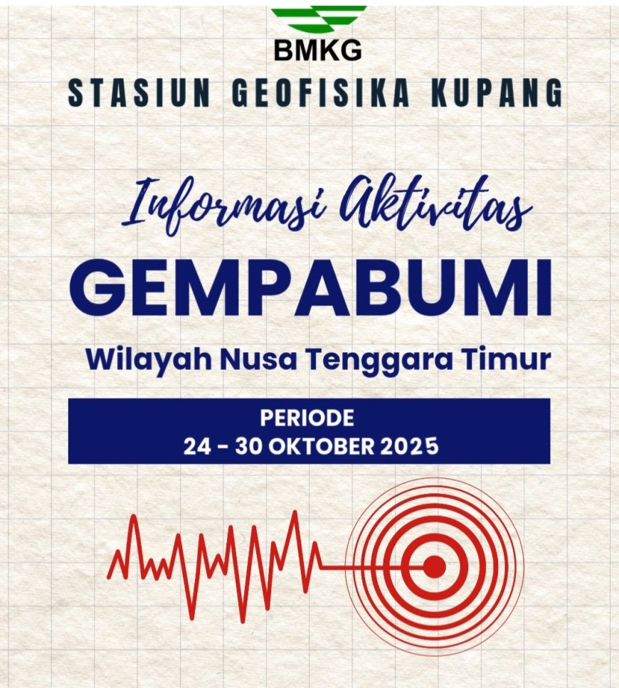 NTT Diguncang 100 Gempa dalam Sepekan, Waspada Gempa Dangkal di Pulau Timor