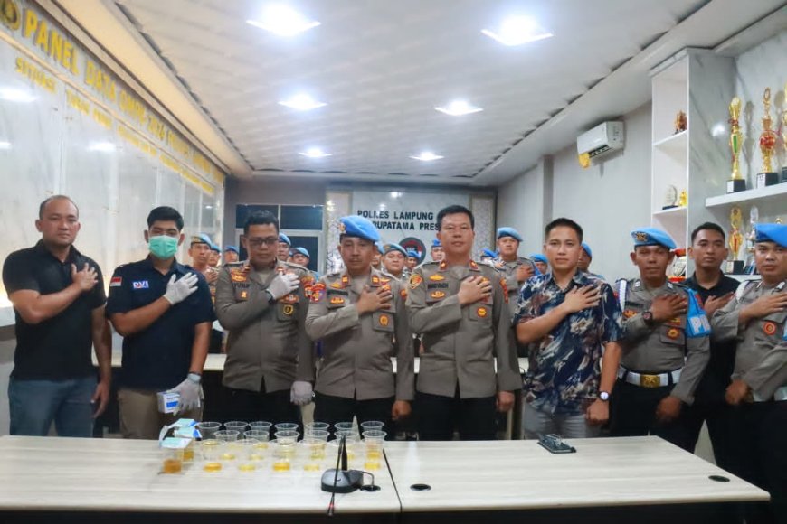 Propam Polres Lampung Timur Digerebek Dadakan, Hasilnya Bikin Lega