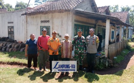 Angin Kencang Terjang Labuhan Maringgai, BPBD Lampung Timur Sigap Salurkan Bantuan