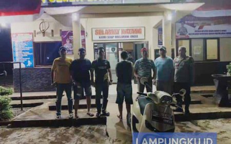 Kilat! 12 Jam, Polisi Lampung Timur Bekuk Pencuri Motor Honda Stylo di Bandar Sribhawono