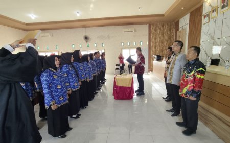 18 PPPK Resmi Dilantik, Siap Perkokoh Layanan Kesehatan dan Pendidikan Lampung Timur