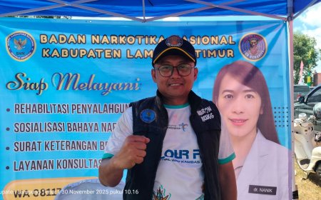 FWK XX 2025 : BNN Lampung Timur Berikan Penyuluhan Bahaya Narkoba dan Layanan Kesehatan Gratis