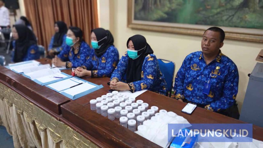 Pemkab Lampung Timur Gempur Narkoba, Tes Urine Dadakan Sasar Pejabat Tinggi