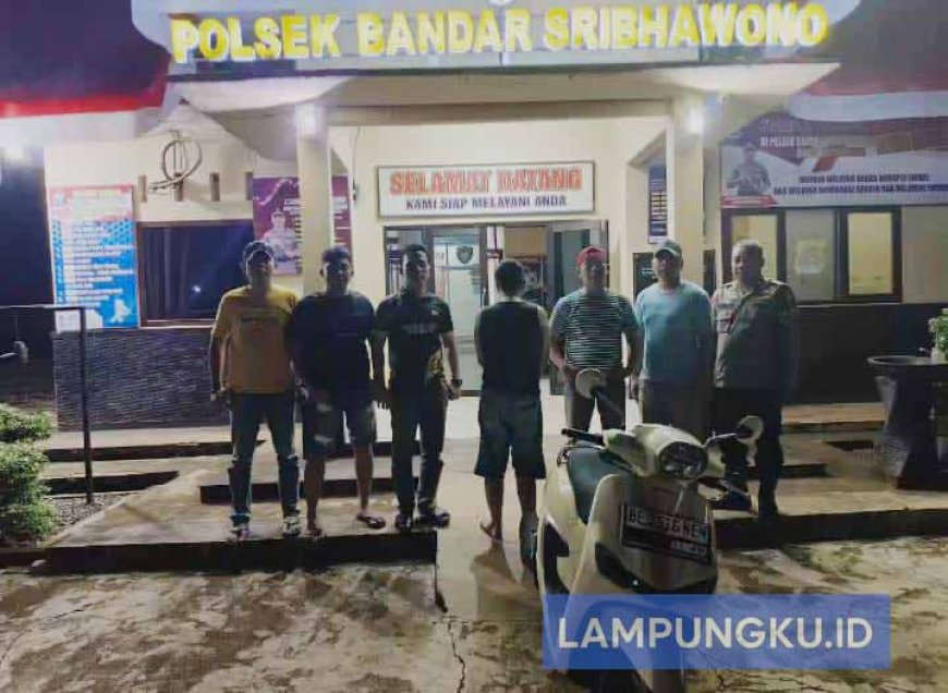 Kilat! 12 Jam, Polisi Lampung Timur Bekuk Pencuri Motor Honda Stylo di Bandar Sribhawono