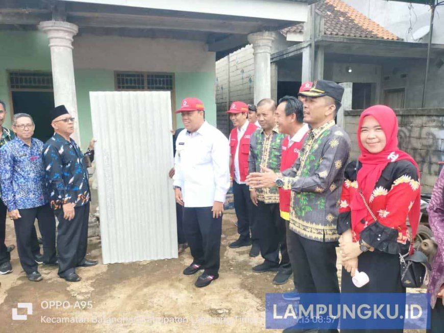 PMI Lampung Timur Gerak Cepat Bantu Korban Puting Beliung: Kami Hadir di Saat Sulit