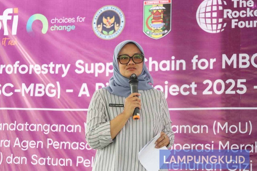 Bupati Lampung Timur Optimalkan Program Makan Bergizi Gratis dengan Agroforestri