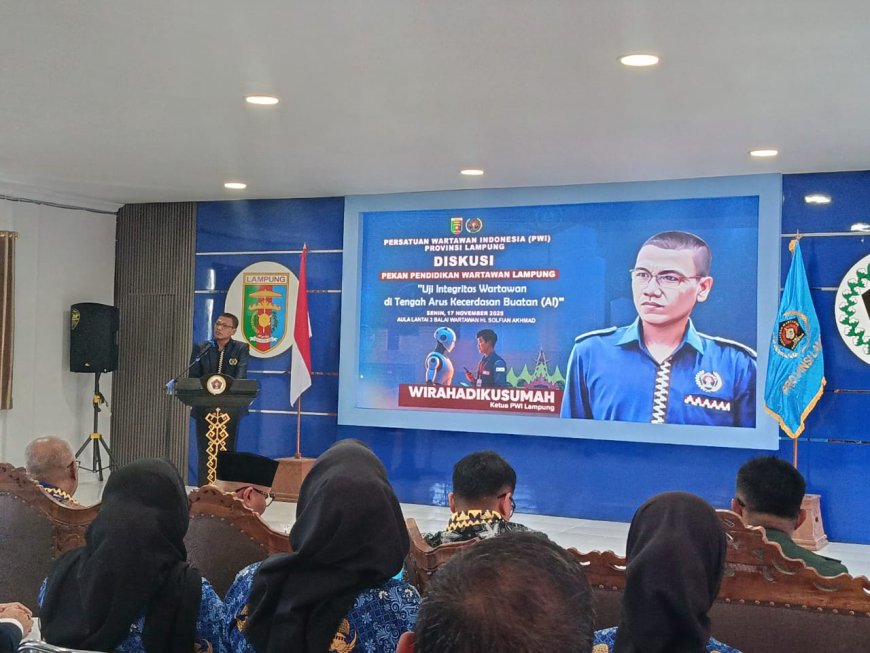 Ketua PWI Lampung : AI Tidak Bisa Menggantikan Peran Jurnalis