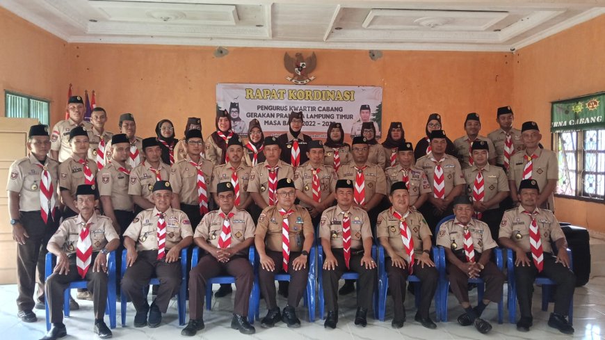Muslih Tekankan Kolaborasi dan Penguatan Program Pramuka Lampung Timur