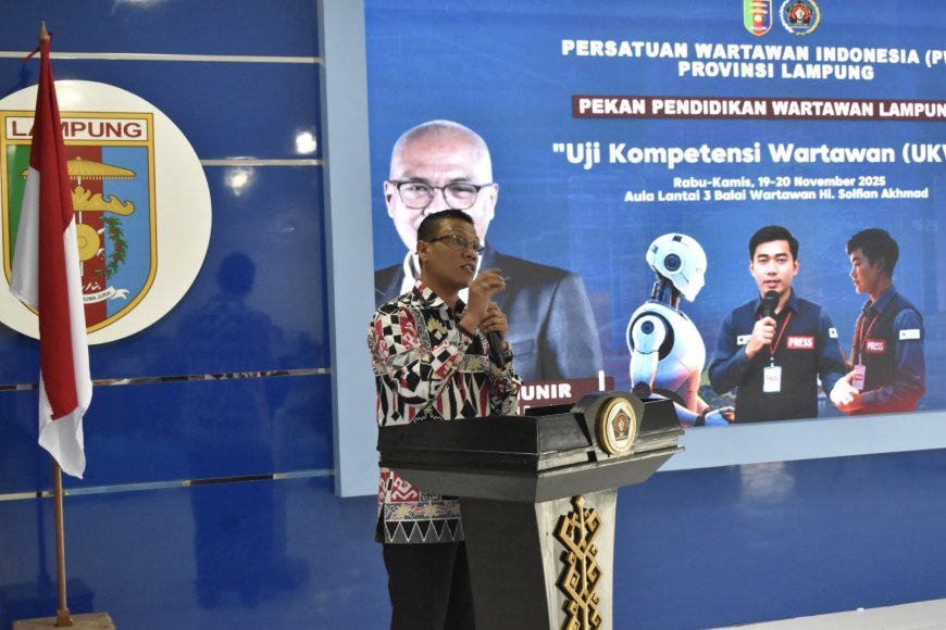 UKW Ke-36 PWI Lampung Resmi Ditutup, 31 Peserta Dinyatakan Kompeten