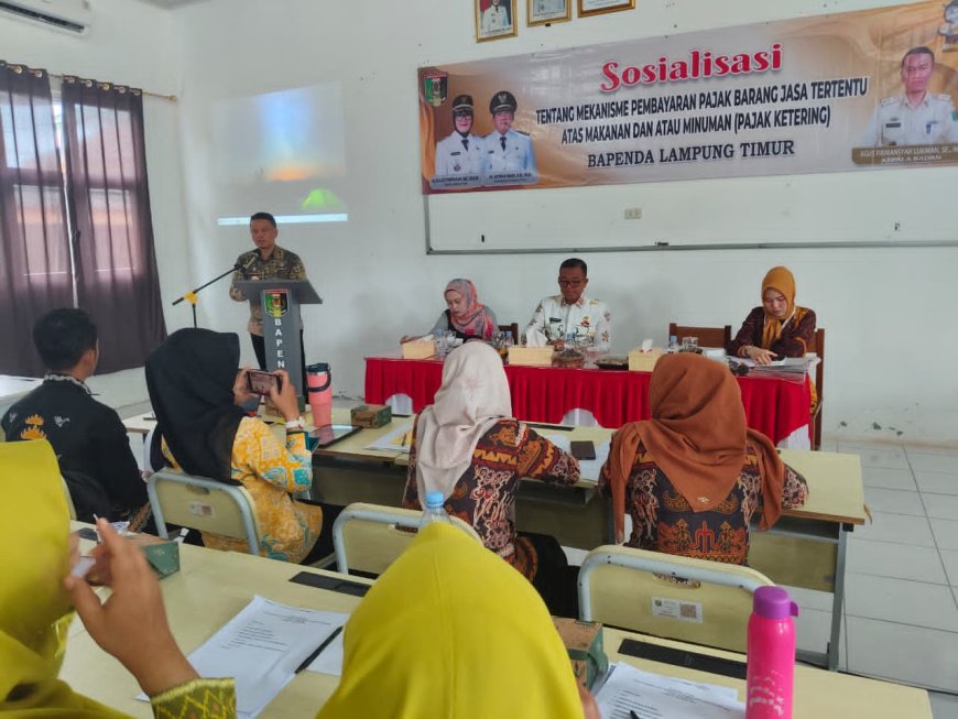 Realisasi Masih Minim, Lampung Timur Gencarkan Sosialisasi Pajak Katering Demi Dongkrak PAD