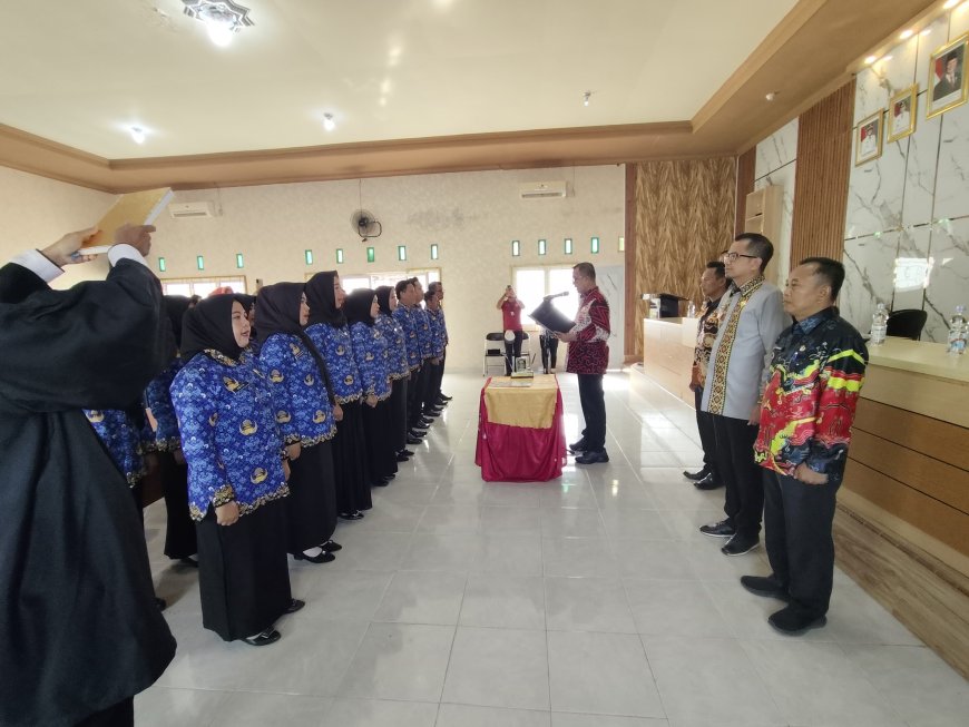 18 PPPK Resmi Dilantik, Siap Perkokoh Layanan Kesehatan dan Pendidikan Lampung Timur