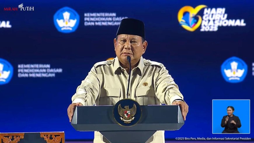 Prabowo Subianto: Ketegasan Guru, Kunci Pembentukan Karakter Generasi Muda