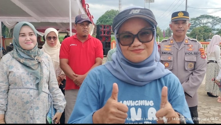 Masyarakat Desa Pasar Sukadana Kompak, Bupati Ela: Pembangunannya Kita Tata Bersama