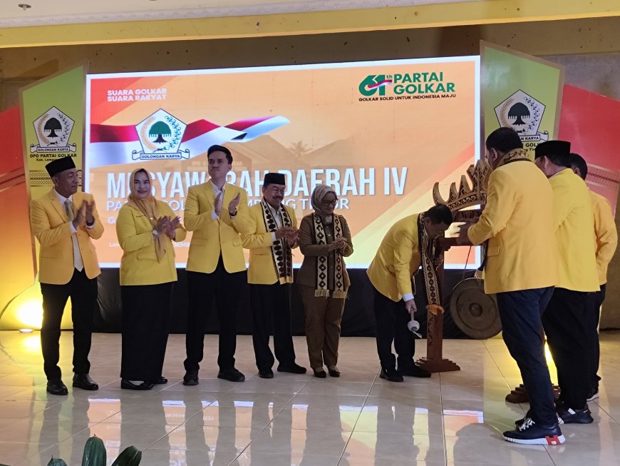 DPD Partai Golkar Lampung Timur Gelar Musda IV