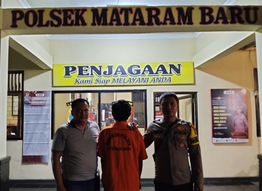 Sempat Kabur, Terduga Pelaku Curanmor di Mataram Baru Akhirnya Tertangkap Polisi dan Warga