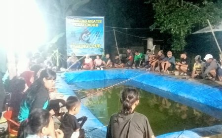Viral !!!, Ada Mancing Gratis di Kecamatan Pekalongan Lampung Timur
