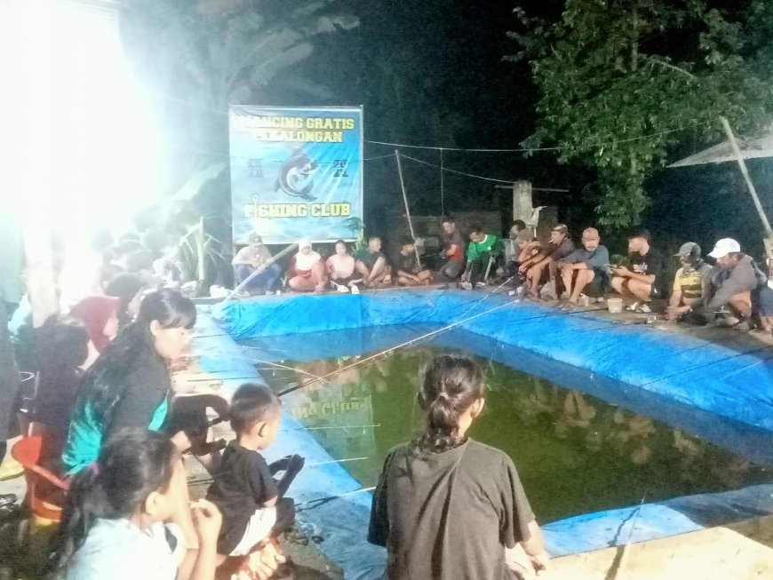 Viral !!!, Ada Mancing Gratis di Kecamatan Pekalongan Lampung Timur