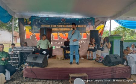 Halalbihalal PWI, Sekda Rustam Effendi Ajak Bangun Citra Positif Lampung Timur