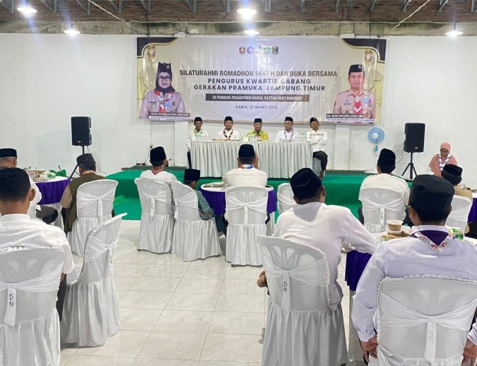 Kwarcab Pramuka Lampung Timur Perkuat Soliditas Pengurus Lewat Agenda Bukber