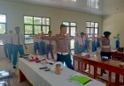 Satlantas Polres Lampung Tengah Latih Pelajar SMKN 1 Terbanggi Besar Jadi Pelopor Keselamatan Berlalu Lintas