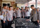 Kapolres Lampung Tengah Cek Kesiapan Alsus dan Almatsus Jelang May Day 2026