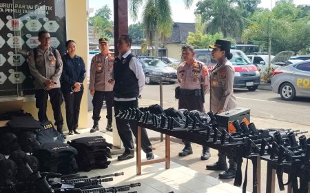 Itwasda Polda Lampung Teliti Logistik Polres Lampung Timur, Pastikan Siap Dukung Tugas Polisi