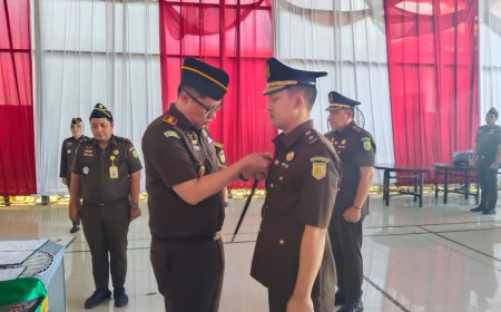 Sertijab Kasi Pidum Kejari Lampung Timur, Kajari: Amanah Harus Dijaga dan Kinerja Ditingkatkan