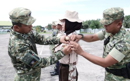 100 Siswa SMK Ikuti Pelatihan KKRI di Kodim 0429/Lamtim