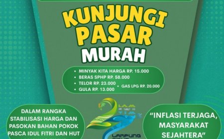 HUT Ke-27: Pemkab Lampung Timur Gelar Pasar Murah di Sribhawono, Besok!