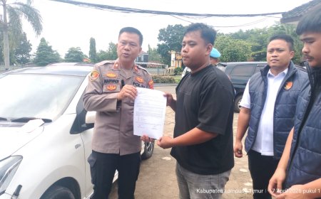 Mobil Kembali Tanpa Biaya, Korban Curat Apresiasi Kerja Cepat Polres Lampung Timur