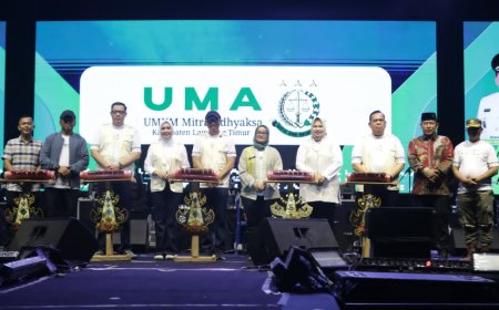 Launching UMKM Mitra Adhyaksa Warnai Peringatan HUT ke-27 Lampung Timur
