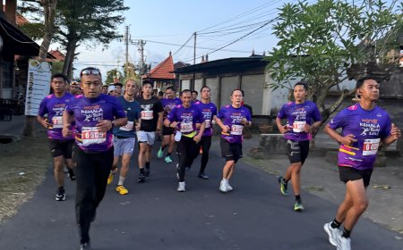 Kapolda Lampung Irjen Helfi Assegaf Ikut Kemala Run 2026 di Bali, Gaungkan Hidup Sehat dan Soliditas Polri