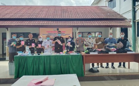 Kejari Lampung Timur Musnahkan Barang Bukti 44 Perkara, Didominasi Kasus Narkotika