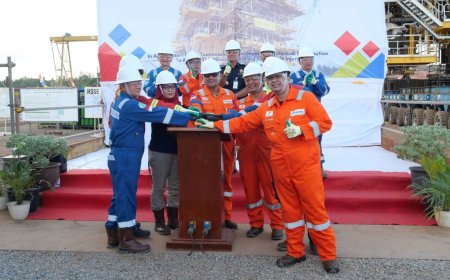Topside 1.000 Ton Proyek Manpatu Dilepas ke Lepas Pantai Balikpapan, Target Onstream Kuartal I 2027