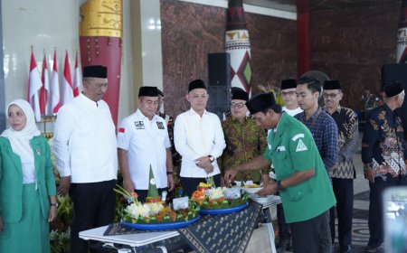 GP Ansor & Fatayat NU Diminta Jadi Garda Terdepan Pembangunan Lampung Tengah
