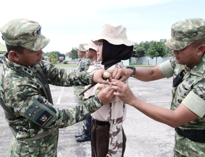 100 Siswa SMK Ikuti Pelatihan KKRI di Kodim 0429/Lamtim
