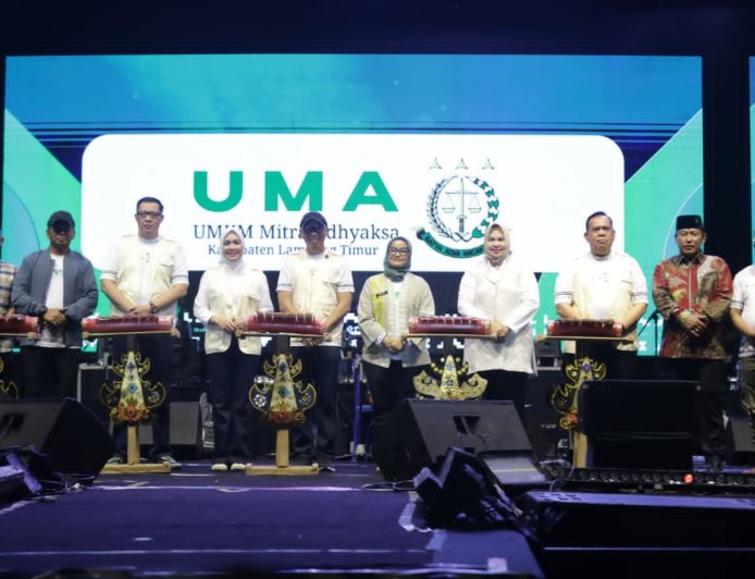 Launching UMKM Mitra Adhyaksa Warnai Peringatan HUT ke-27 Lampung Timur
