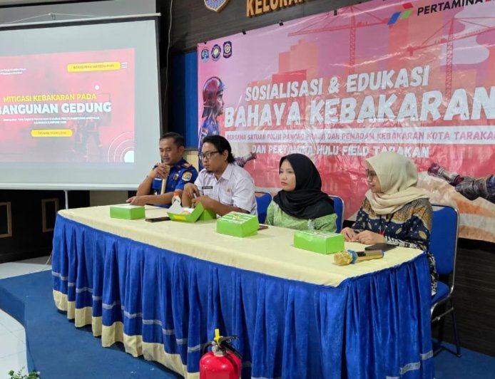 Pertamina EP Tarakan Gelar Edukasi Kebakaran bagi Warga Tiga Kelurahan di Kota Tarakan