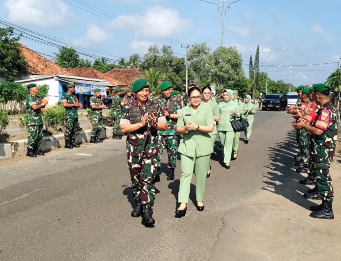 Danrem 043/Gatam Sambangi Kodim 0429, Soroti Ketahanan Pangan hingga Way Kambas