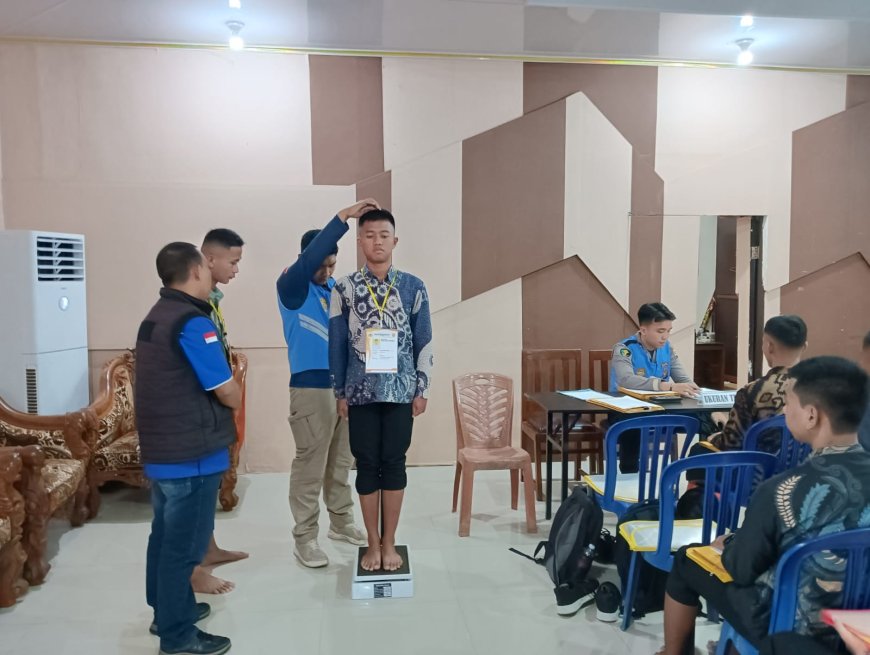 PWI Lampung Timur Awasi Rekrutmen Terpadu Anggota Polri 2026 di Polres Lampung Timur