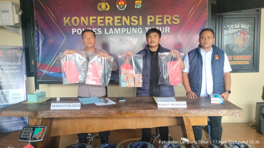 Polres Lampung Timur Ungkap Penyelewengan 2 Ton Solar Subsidi, 3 Pelaku Ditangkap
