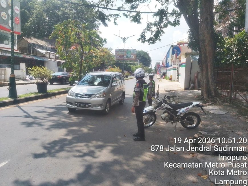Patroli Intensif, Satlantas Polres Metro Cegah Kriminalitas dan Kemacetan di Titik Rawan