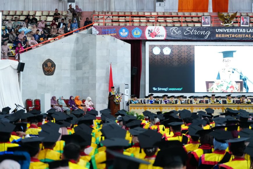 Unila Wisuda 674 Lulusan, Perkuat Langkah Menuju World Class University