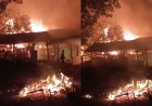 Mencekam, Massa Diduga Bakar Ponpes Nurul Jadid di Mesuji Lampung