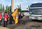 Kloter 31 JKG Dilepas, 52 Jemaah Haji Lampung Timur Berangkat ke Tanah Suci