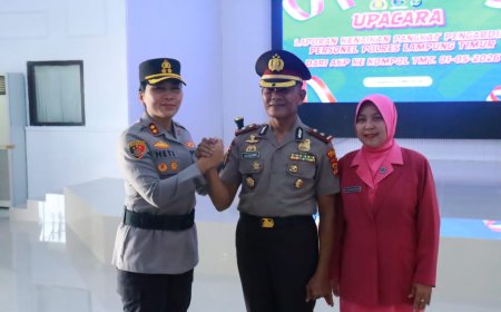 Kompol Suyatmo Raih Kenaikan Pangkat Pengabdian, Kapolres Lampung Timur: Penghargaan yang Tidak Semua Bisa Dapatkan