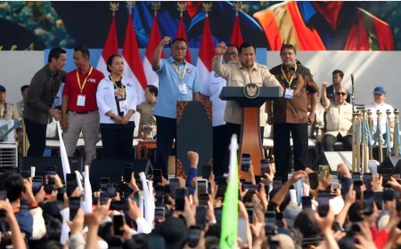 Prabowo: Saya Jadi Presiden Berkat Dukungan Buruh, Tani, dan Nelayan
