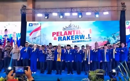 PAN Lampung Kukuhkan Pengurus Baru, Zulhas Mantap Dukung Prabowo & Swasembada Pangan