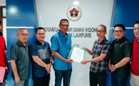 Lukmansyah Ditunjuk sebagai Plt Ketua PWI Tulangbawang, Gantikan Alamsyah yang Masuk Pengurus Partai Politik
